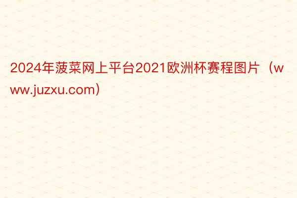 2024年菠菜网上平台2021欧洲杯赛程图片（www.juzxu.com）